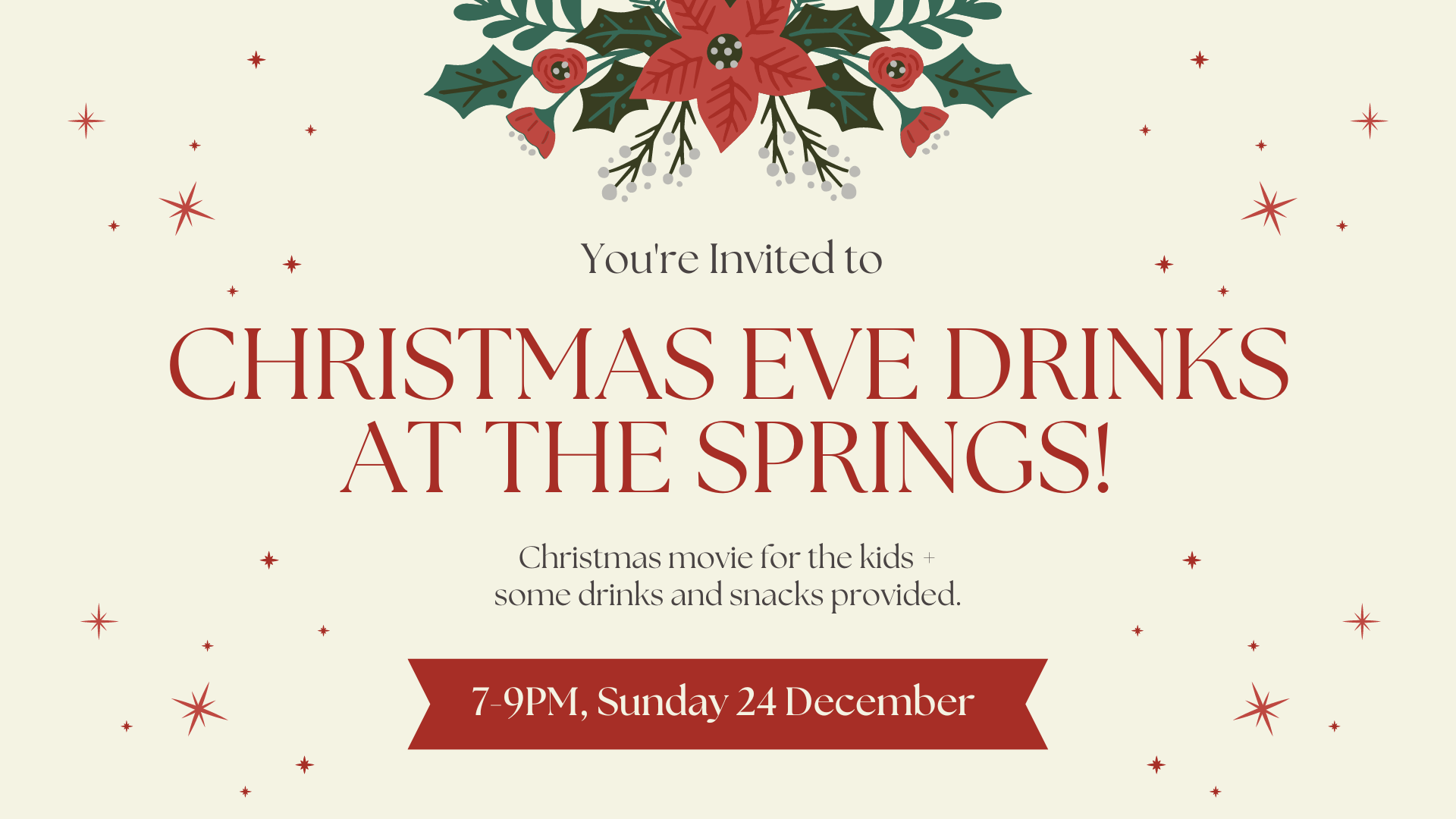 Invitation christmas service