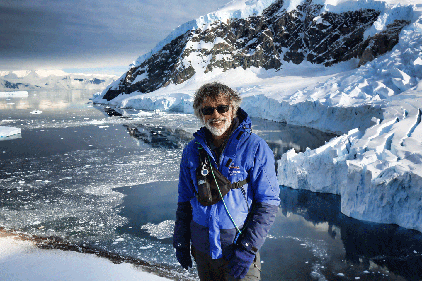 Day 26 of “retirement” above the glacier in Neko Harbor.