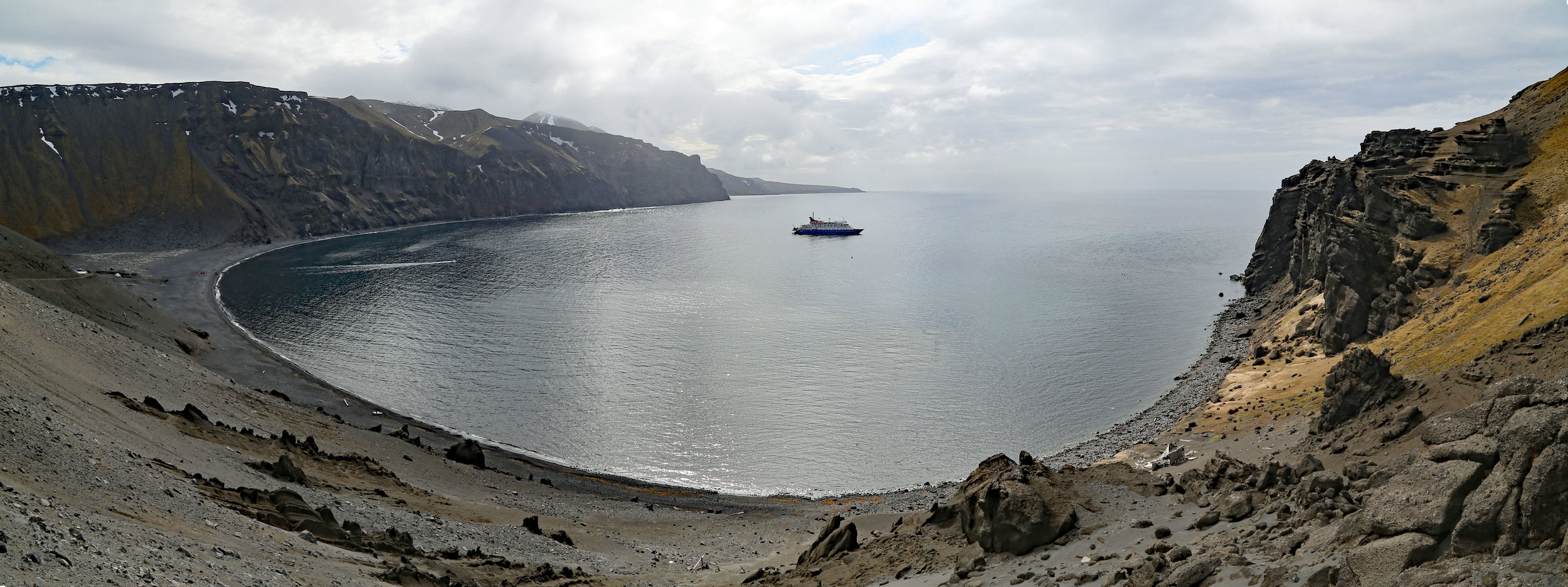 M/V Sea Spirit at anchor.
