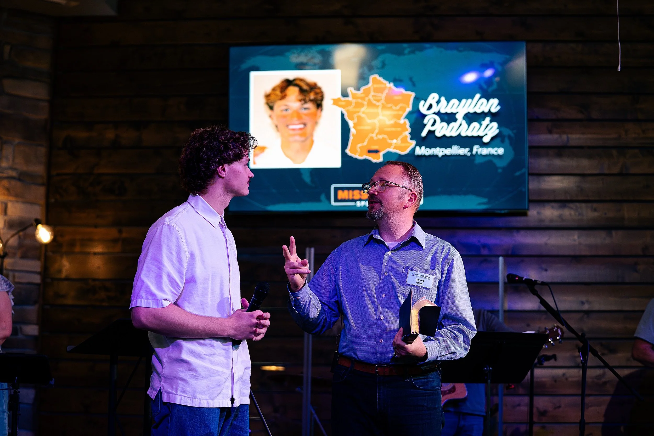 Last Sunday, we had the joy of praying over and commissioning Braylon as he prepares to serve with Cru in Montpellier, France this summer! 🇫🇷✈️

Over the next five weeks, Braylon will have the opportunity to build relationships, share the hope of t
