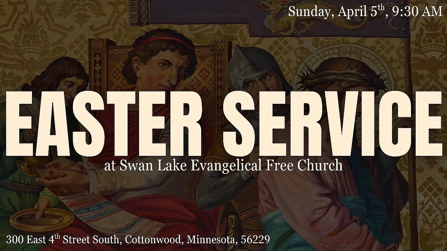 Church! We can&rsquo;t wait to see you at Good Friday and Easter this year as we gather together as the people of God and Church of Christ around His Word to worship and praise Him. He is Risen!

Our Good Friday service will begin at 6:30 PM, and Eas