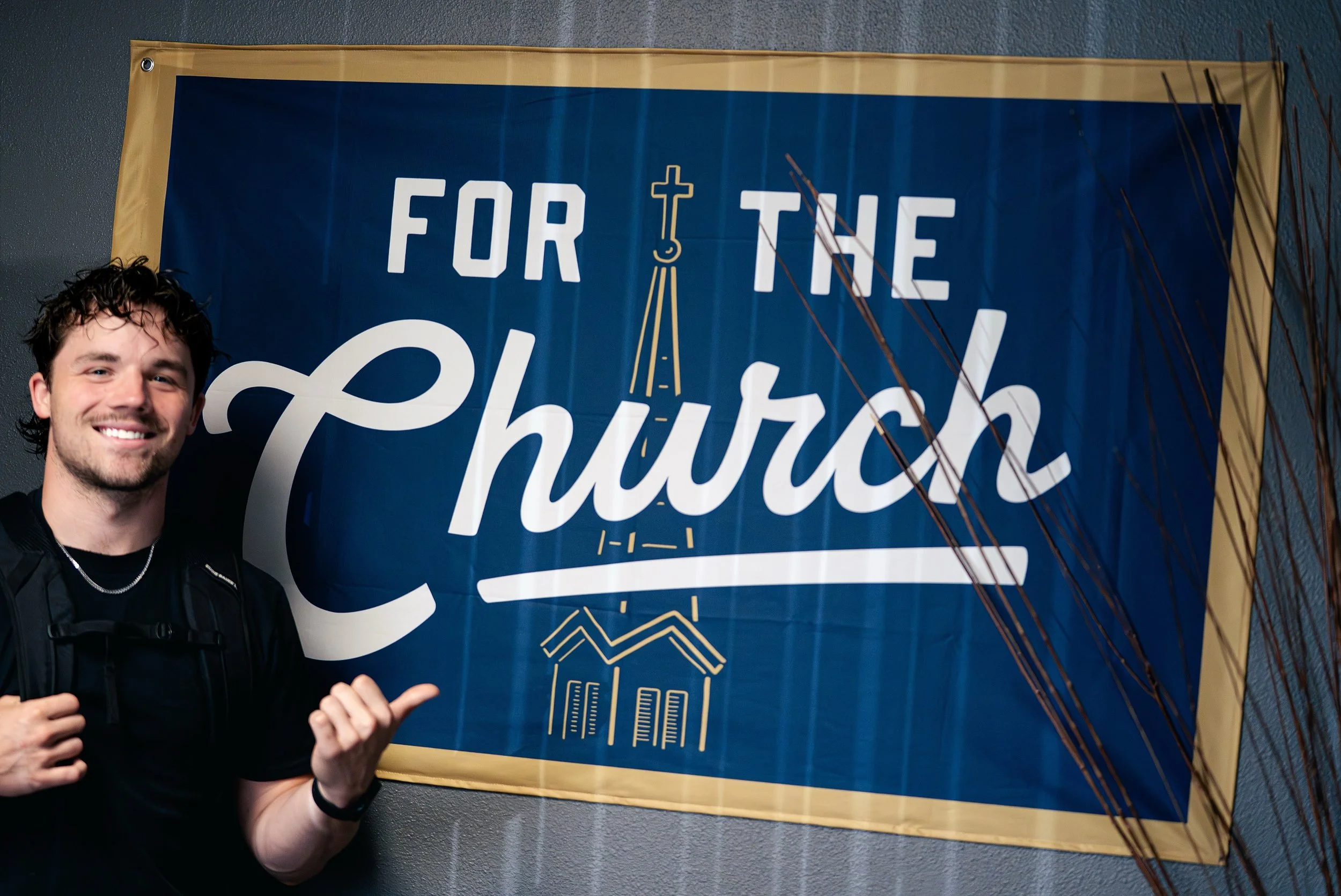 You can be &ldquo;For the Church&rdquo; this Sunday morning by attending your local gathering! We hope you&rsquo;ll find your way to church with us this Sunday as we gather together as believers to worship Christ, hear the Word preached, and spend ti