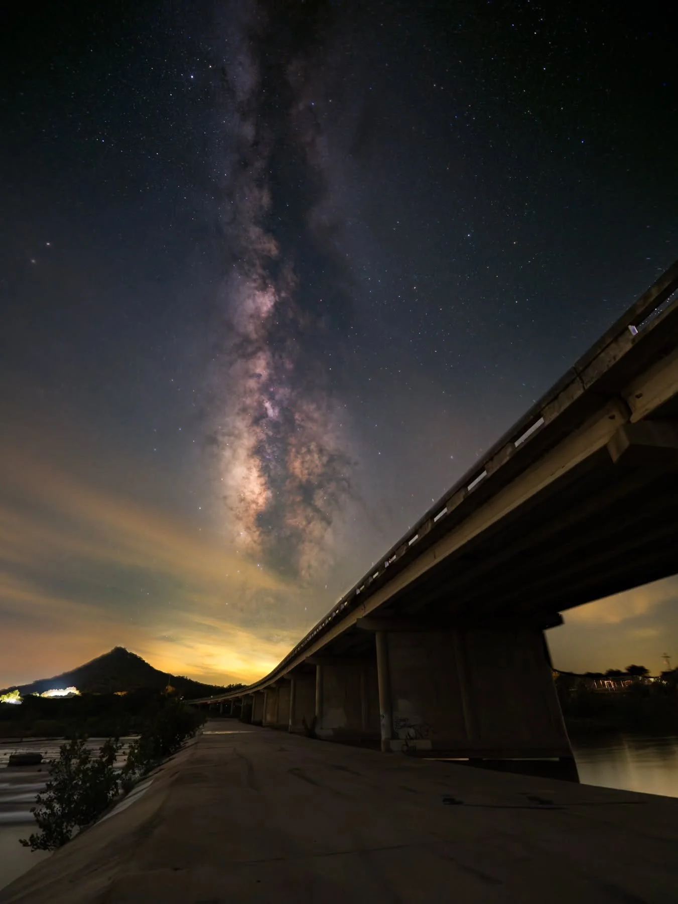 Milky way above the Nueces river close to one of my favorite swimming holes in Texas. 09/14/25 #milkyway #nightscape #astro #astrophotography #space #texas #igtexas #sonyalpha