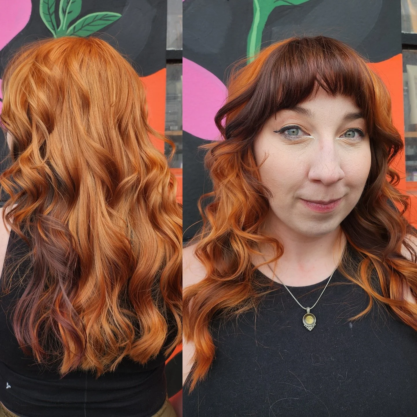 Funky fall colors by @chaos.coiffeur 

#thehideoutsalonandlounge #weirdiswelcome #EastNashville #nashville #nashvillesalon #evosalon #evostylist #queersalon #nashvillestylist #evopro #evohair #evosalon #diversesalon #inclusivesalon #safespace #615hai