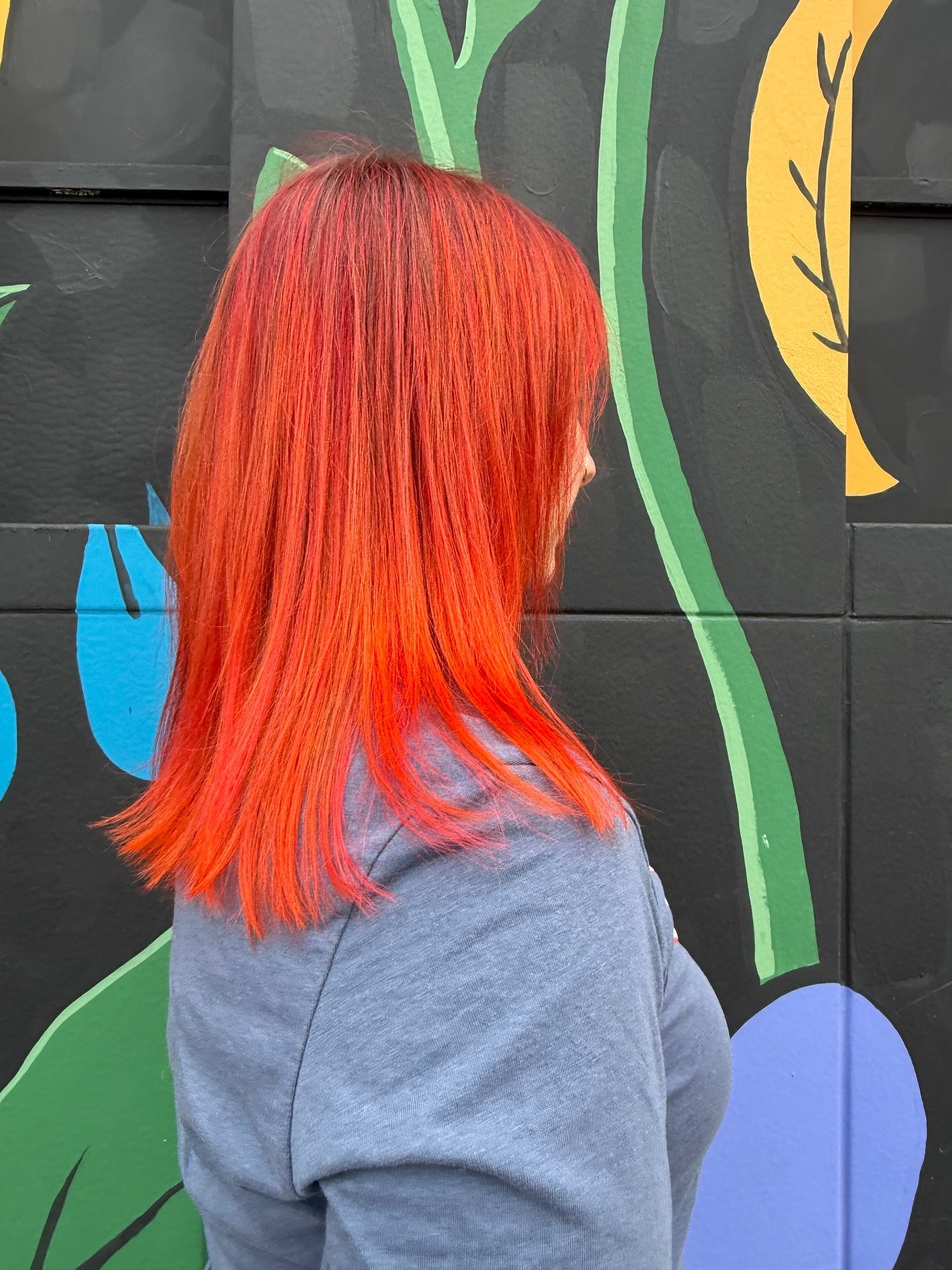❤️🎃 This client wanted to keep vibrant but stay a bit on the natural side. Love it! (Swipe for the before) 

By @wyattshairwizardry 
Using @evopro 

#thehideoutsalonandlounge #weirdiswelcome #EastNashville #nashville #Nashvillesalon #evosalon #evost
