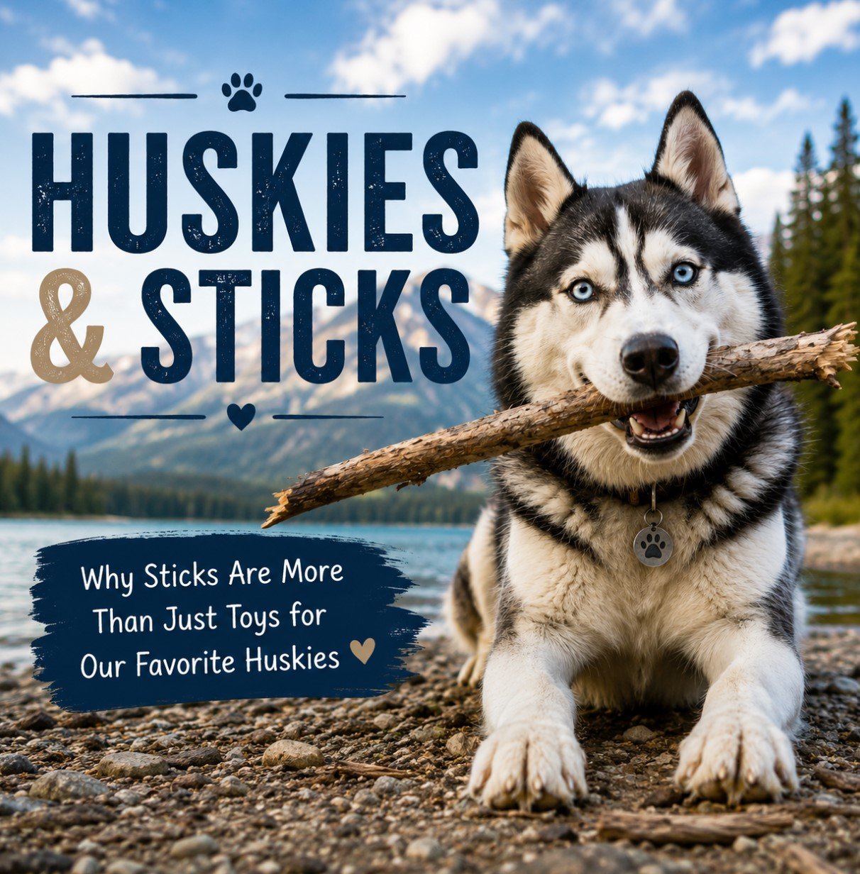 Huskies and Sticks