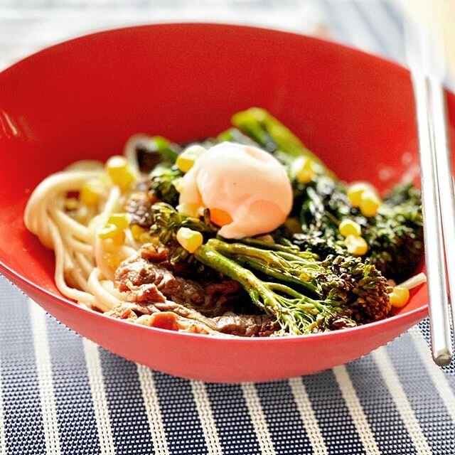 #bbqbeef #brocolli  #udon #preservedlemon #c19 #bbqcorn #homecooking #mudceramics