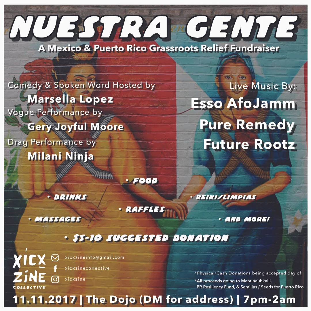  Instagram promotional flyer. Follow them on instagram @xicxzine 