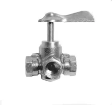 VALVULA DE 3 VIAS DE 1/4" PARA TANQUE DE AGUA