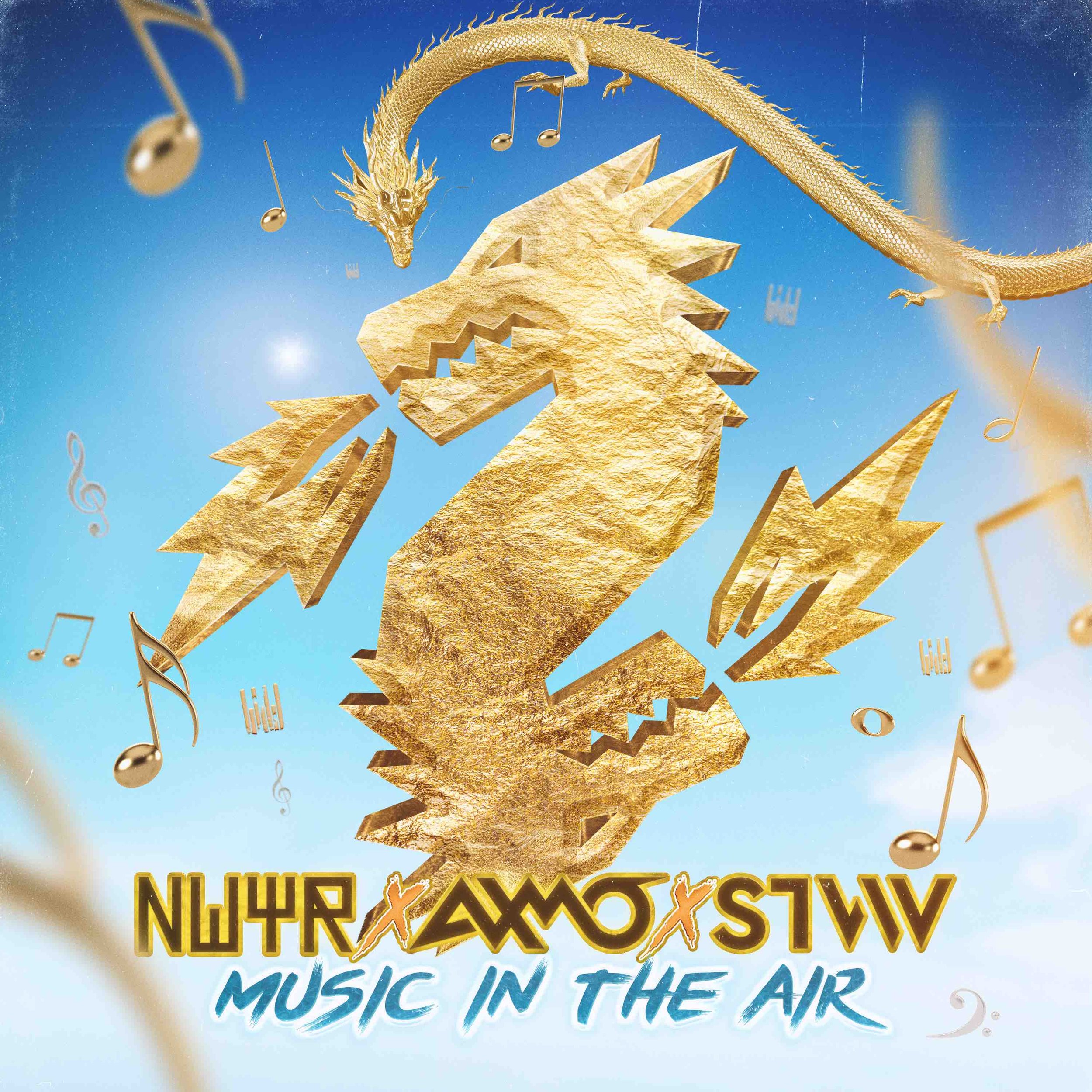 NWYR x AXMO x STVW - Music In The Air Official Artwork.