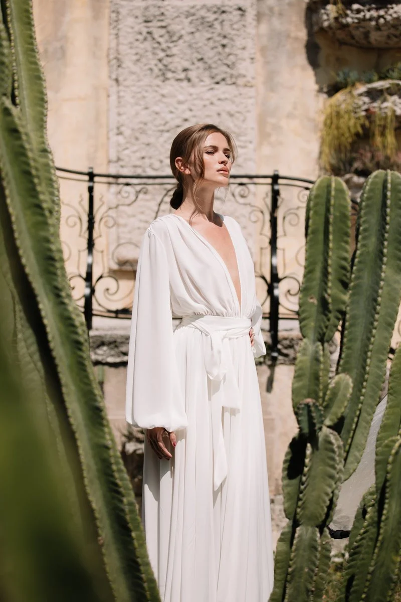THE ANNABELLA BRIDAL ROBE IN SNOW $380 CDN