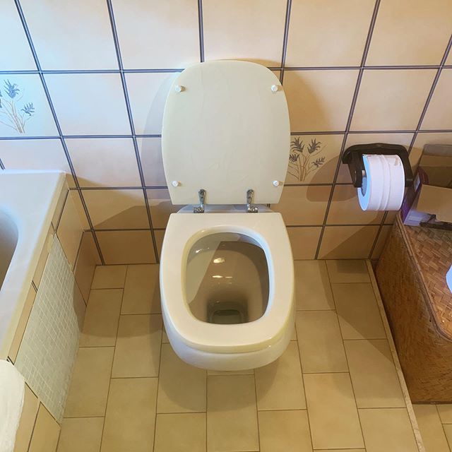 Sweet colour pallets from Italy #toilet #toilets #toiletsofinstagram