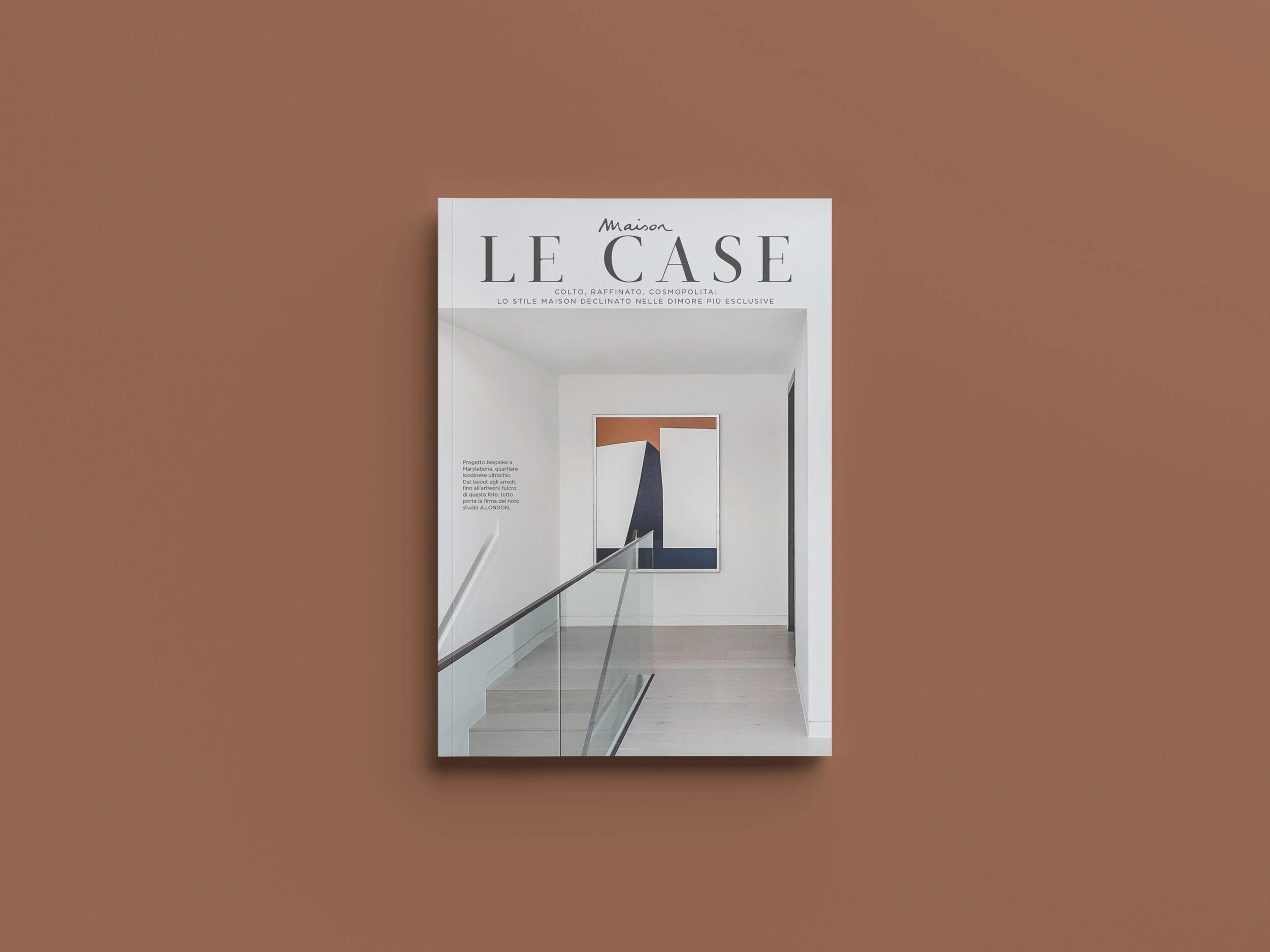 A.LONDON Feature in Marie Claire Maison Italia