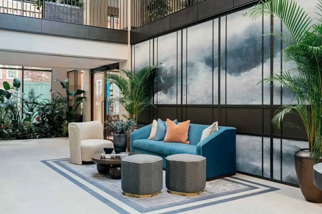 Welcome to Dolphin Square, the latest project by @agc_btr!&nbsp;✨

Located at the heart of Pimlico, the team has dressed the full suite of amenity spaces, from the reception and caf&eacute; bar to co-working areas, meeting rooms, and terraces, creati