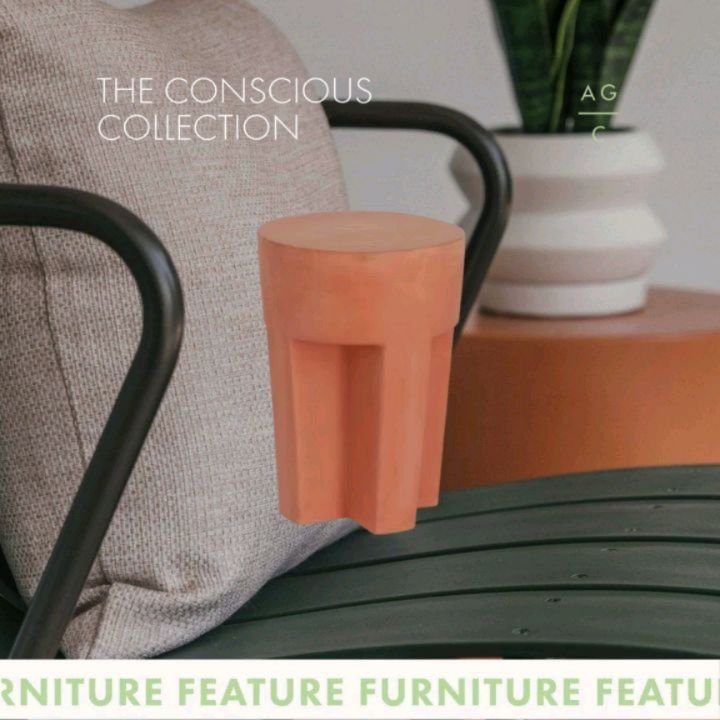 Introducing our May&rsquo;s spotlight piece: the Outdoor Side Table ✨

Crafted entirely from 100% terracotta, this table embraces pure, mineral-based materials. Perfect for those seeking conscious design without compromise.

Explore the full Consciou
