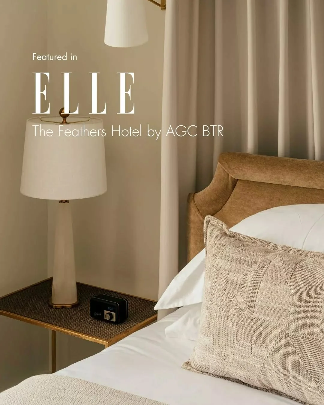 📰 The Feathers Hotel, designed by AGC BTR, continues to impress both guests and the press, recently named in ELLE&rsquo;s 'Best UK Staycations for 2025'.

Chosen by Ede Homes to reimagine this iconic property, AGC BTR team transformed The Feathers H