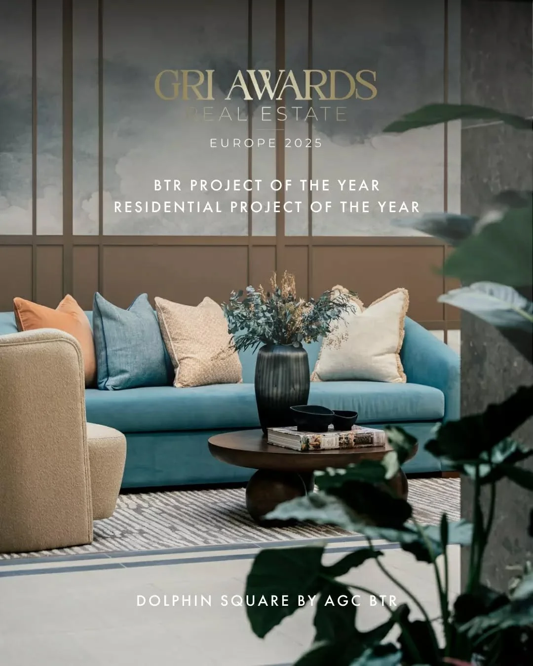 🏆 Dolphin Square, designed by @agc_btr, has taken home two awards at the GRI Europe Awards 2025:

BTR Project of the Year
Residential Project of the Year

A huge thank you to everyone who contributed, supported and voted for this project, we&rsquo;r