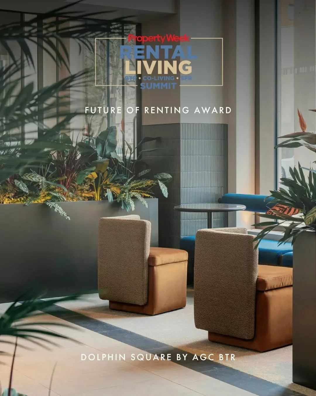 Another proud moment for Dolphin Square!
We’re happy to share that Dolphin Square, designed by @agc_btr, has been named Winner of the “Future of Renting” at the 2025 Property Week Rental Living Awards, a recognition we’re tru