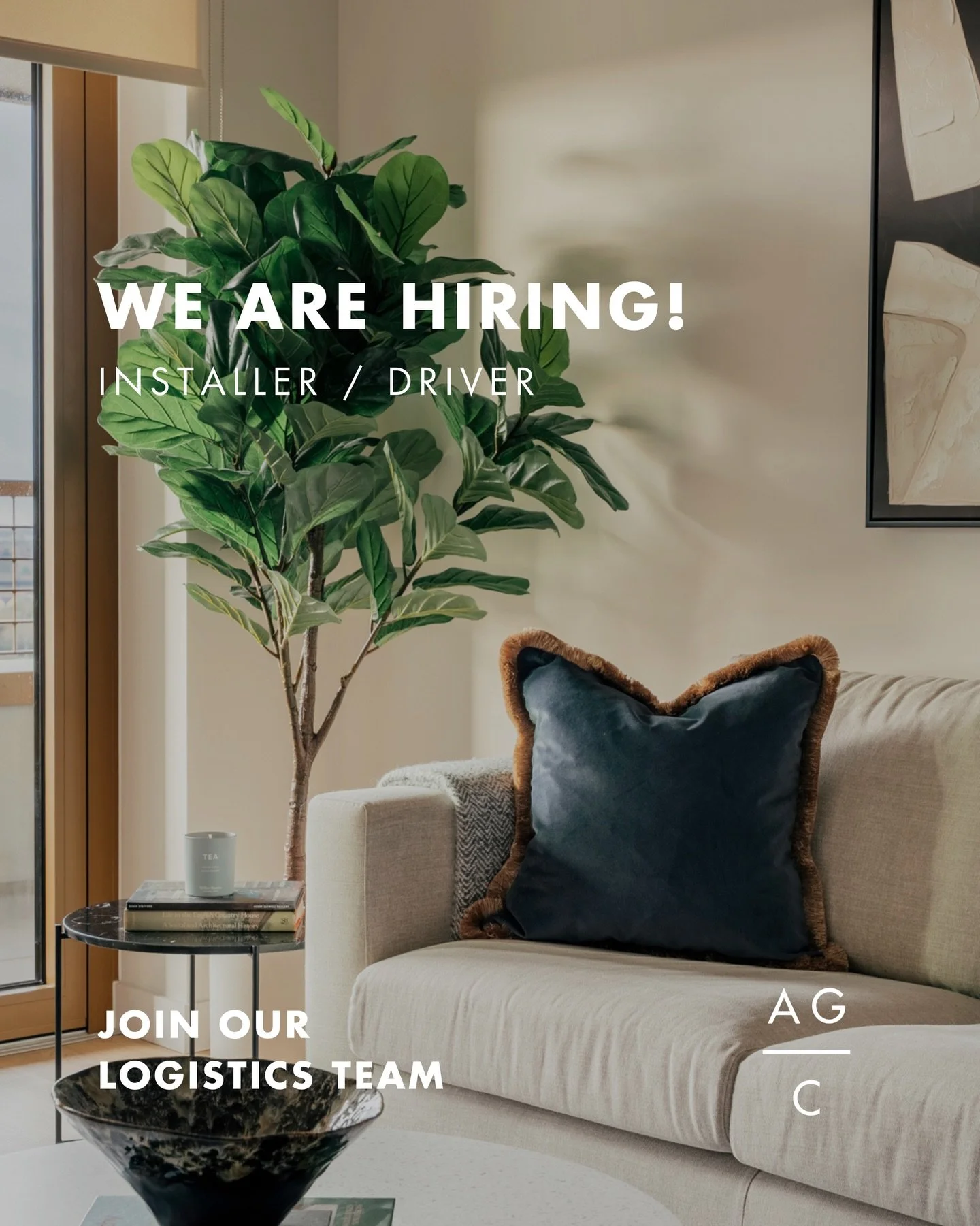 We&rsquo;re hiring! 👷&zwj;♂️✨

We&rsquo;re on the lookout for a hands-on, people-focused crew member to join our Logistics team as a Furniture Installer &amp; Van Driver.

This isn&rsquo;t your average driving job, you&rsquo;ll be working across Lon