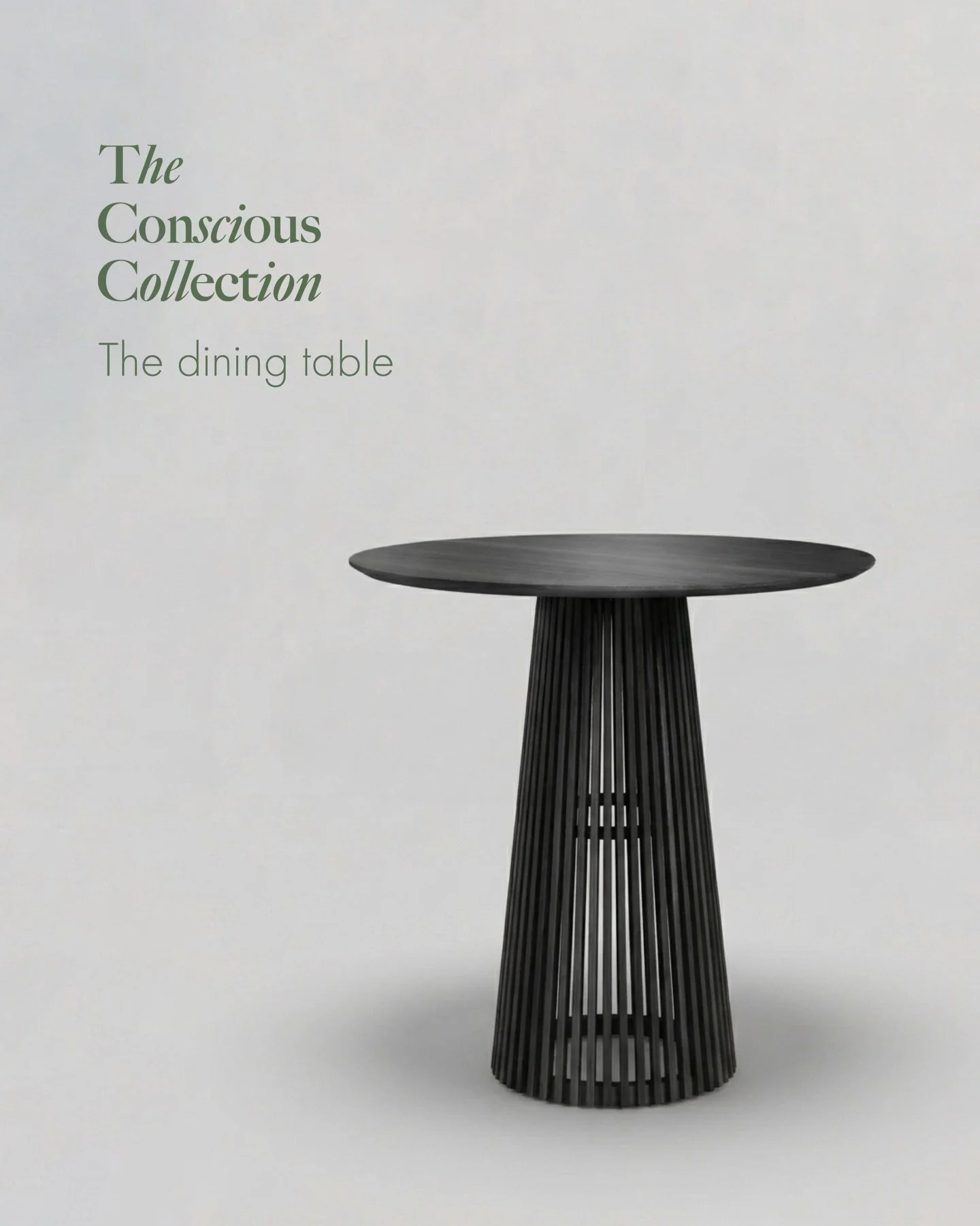 The dining table.

Crafted from solid teak wood.

Responsibly sourced with FLEGT certification.

Naturally durable. Lower impact to harvest than most hardwoods.

Designed to last and made to be recycled when its time comes.

Link in bio.