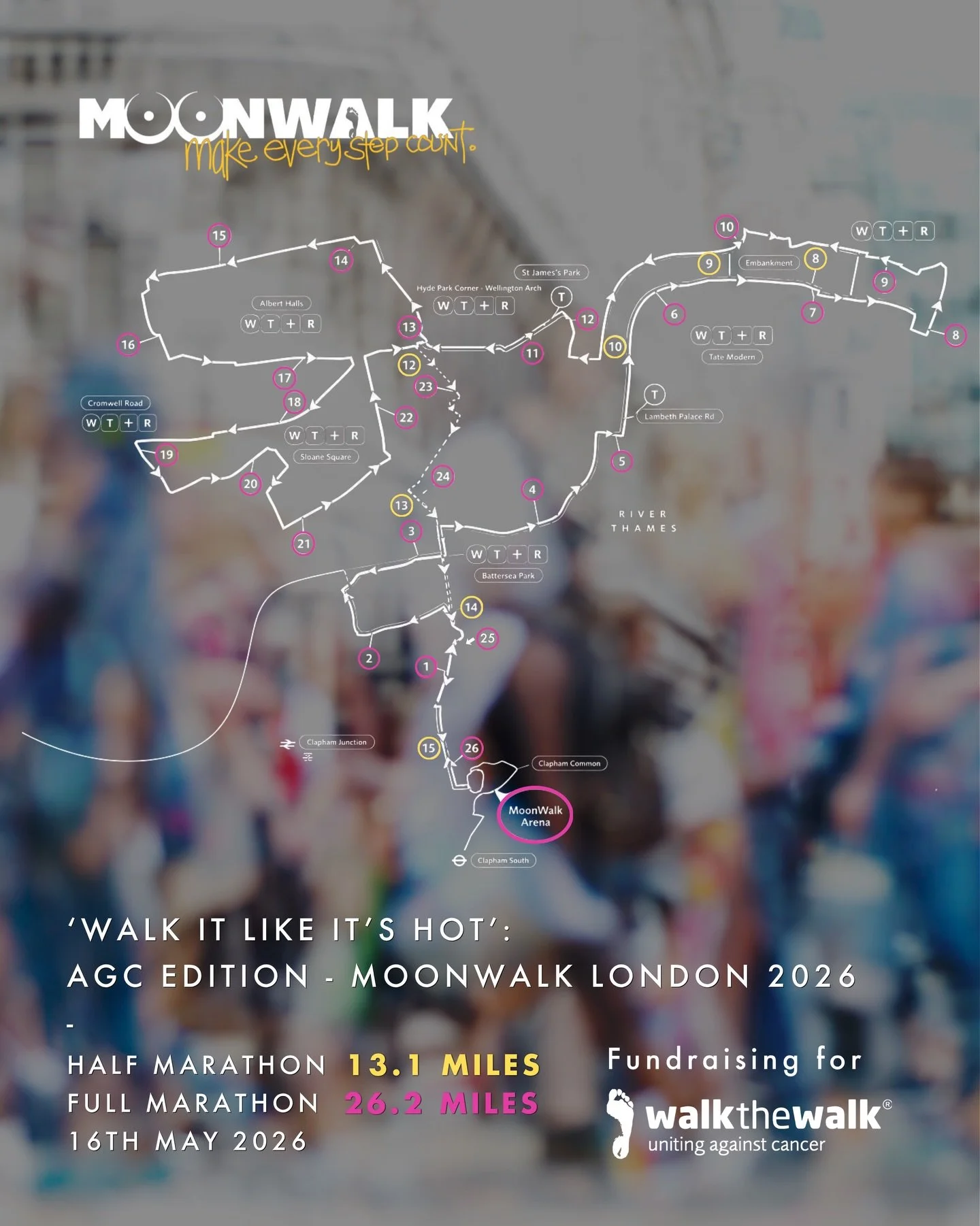 Walk it like it&rsquo;s hot 🔥

On Saturday 16th May, some of our brilliant AGC women are taking on MoonWalk London, stepping up to walk for either a half or a full marathon.

This inspiring event supports Walk the Walk, an organisation raising vital