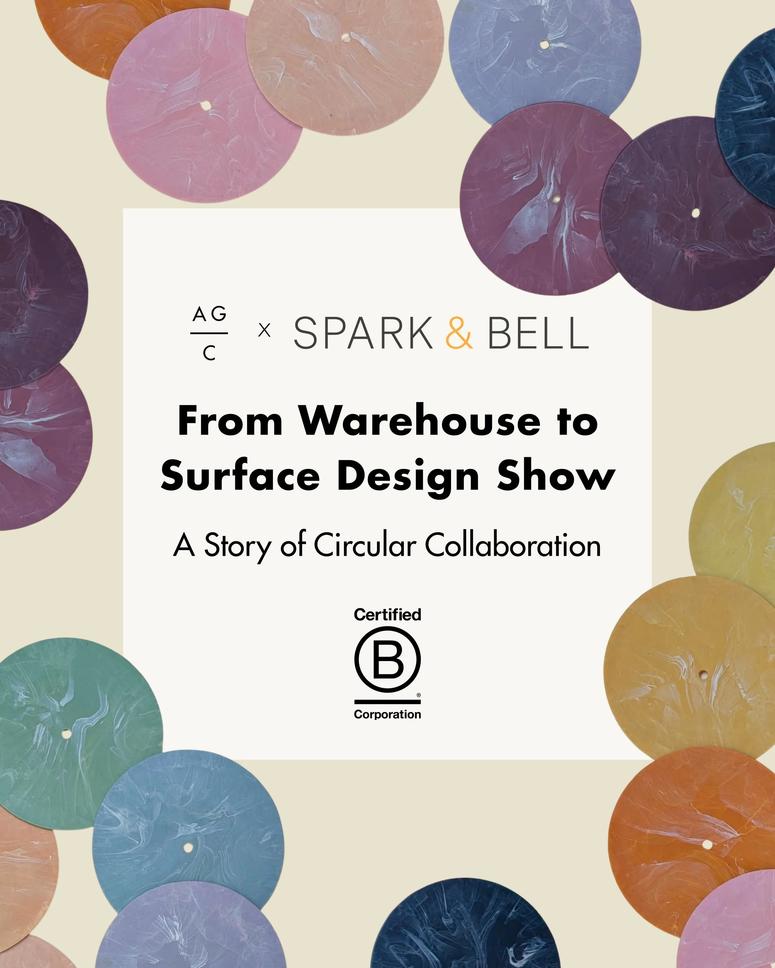 What if waste wasn&rsquo;t the end of the story? 🤔♻️

What started as pallet wrap sitting quietly in our warehouse ended up becoming part of a lighting installation showcased at the Surface Design Show.

Through a collaboration with Spark &amp; Bell