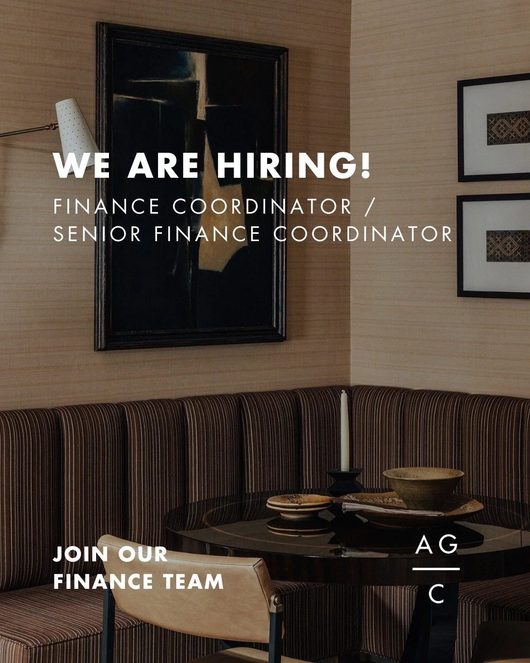 We&rsquo;re hiring ✨
 
We're looking for a Finance Coordinator / Senior Finance Coordinator to join our growing team. If you&rsquo;re highly organised, detail-oriented, and looking to grow your career within a fast-paced creative business, we&rsquo;d