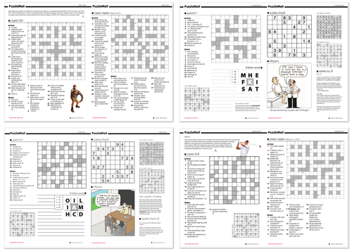 One Drawing Many Blanks Crossword