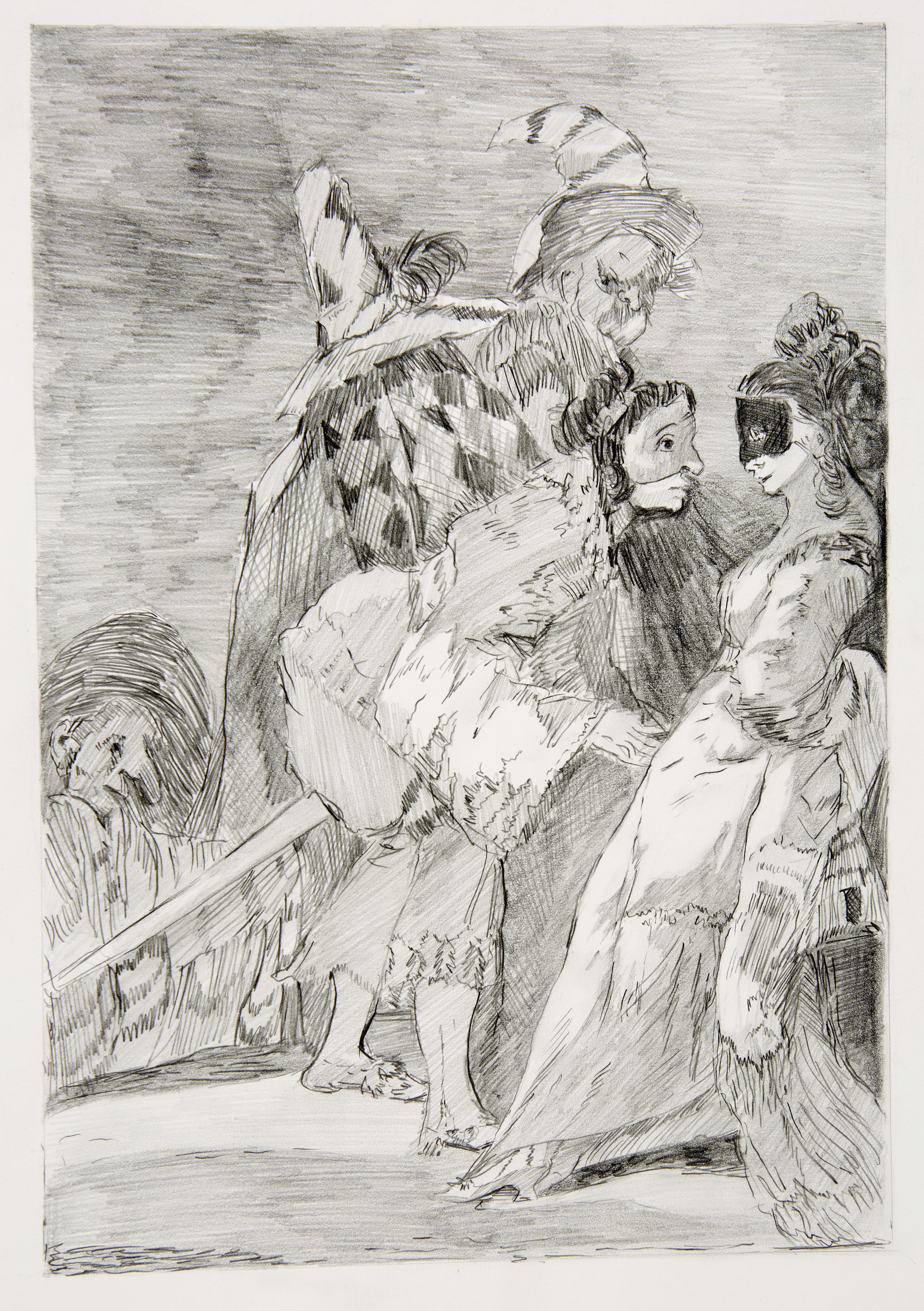 Study after 'Los Caprichos,' 1797, Francisco de Goya 