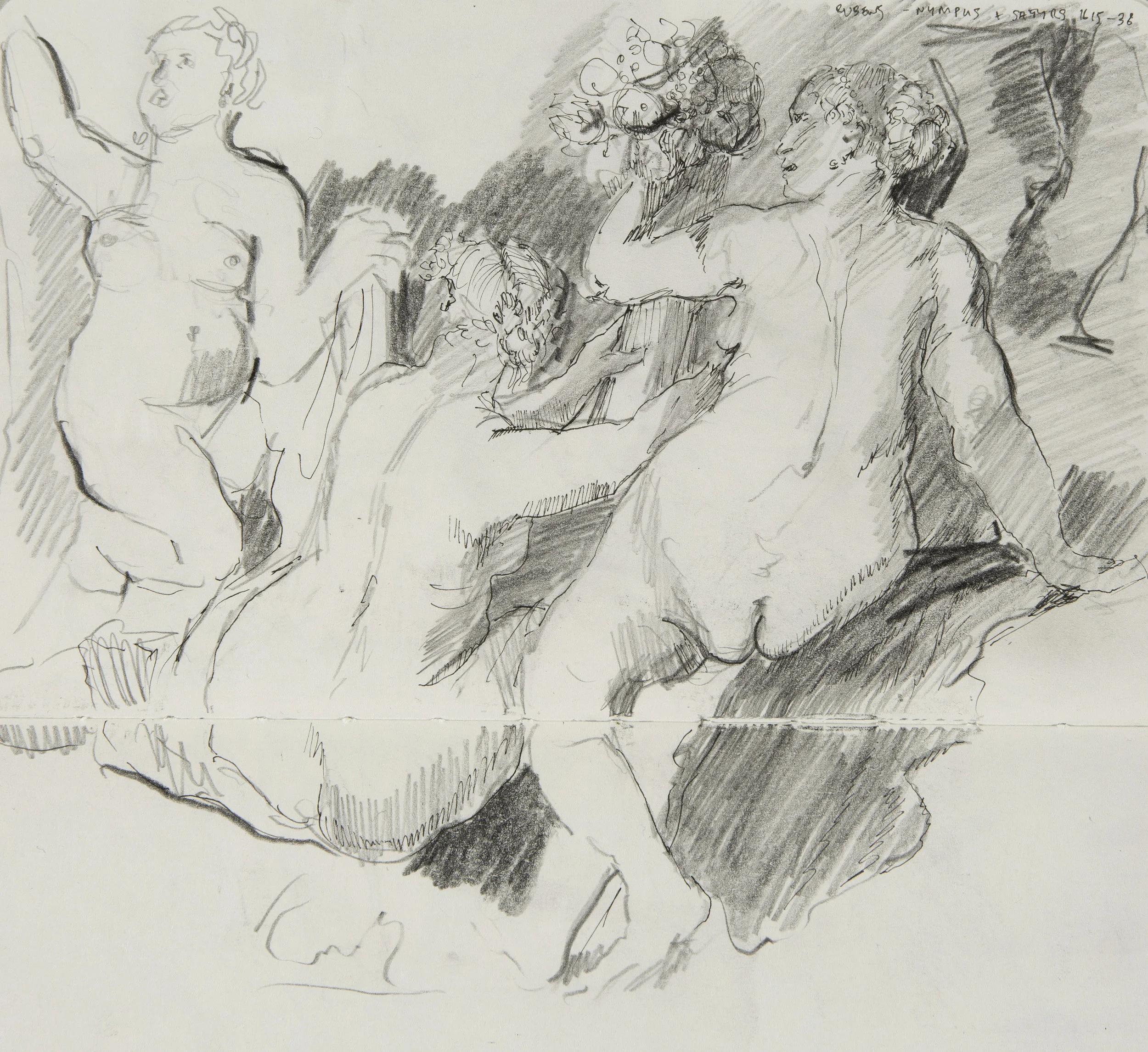 2015 - Skecthbook study after, 'Diana and Calisto,' 1638 - 1640, Rubens