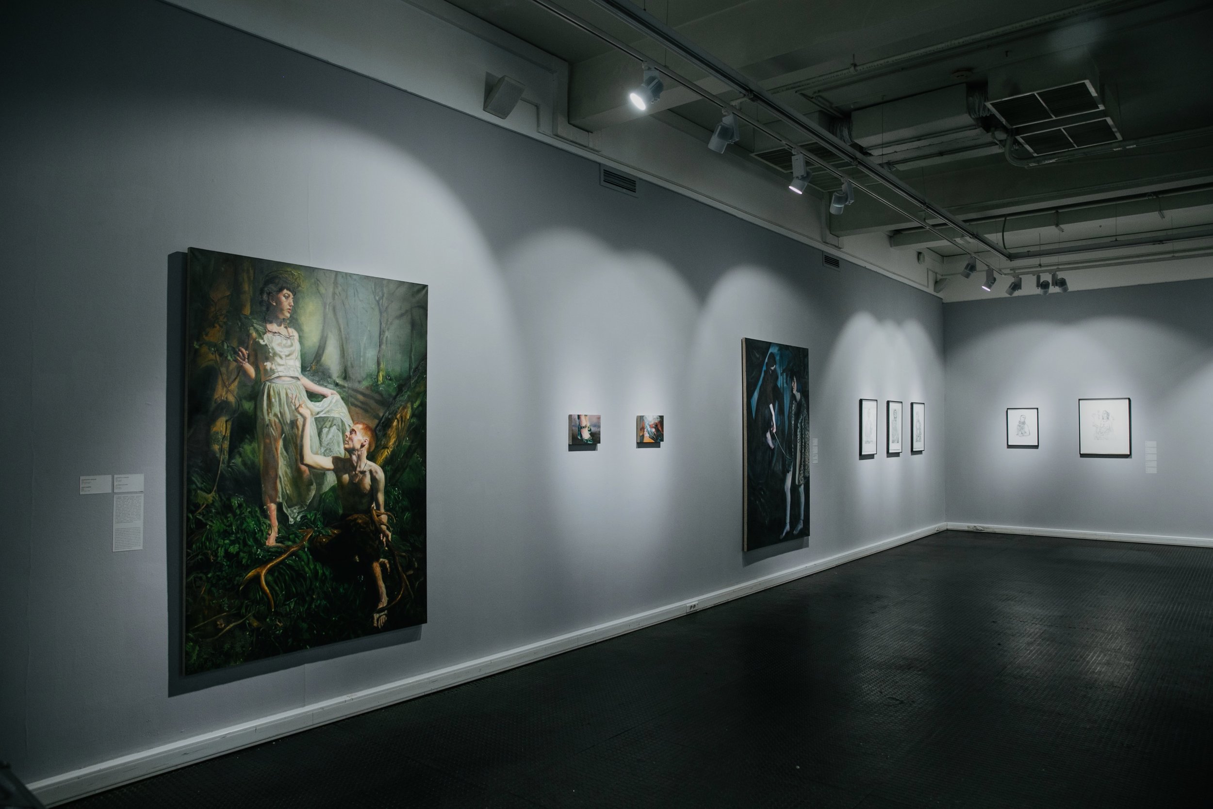 Installation View, 'Mythologies and Metamorphoses, Triumph Gallery, Moscow