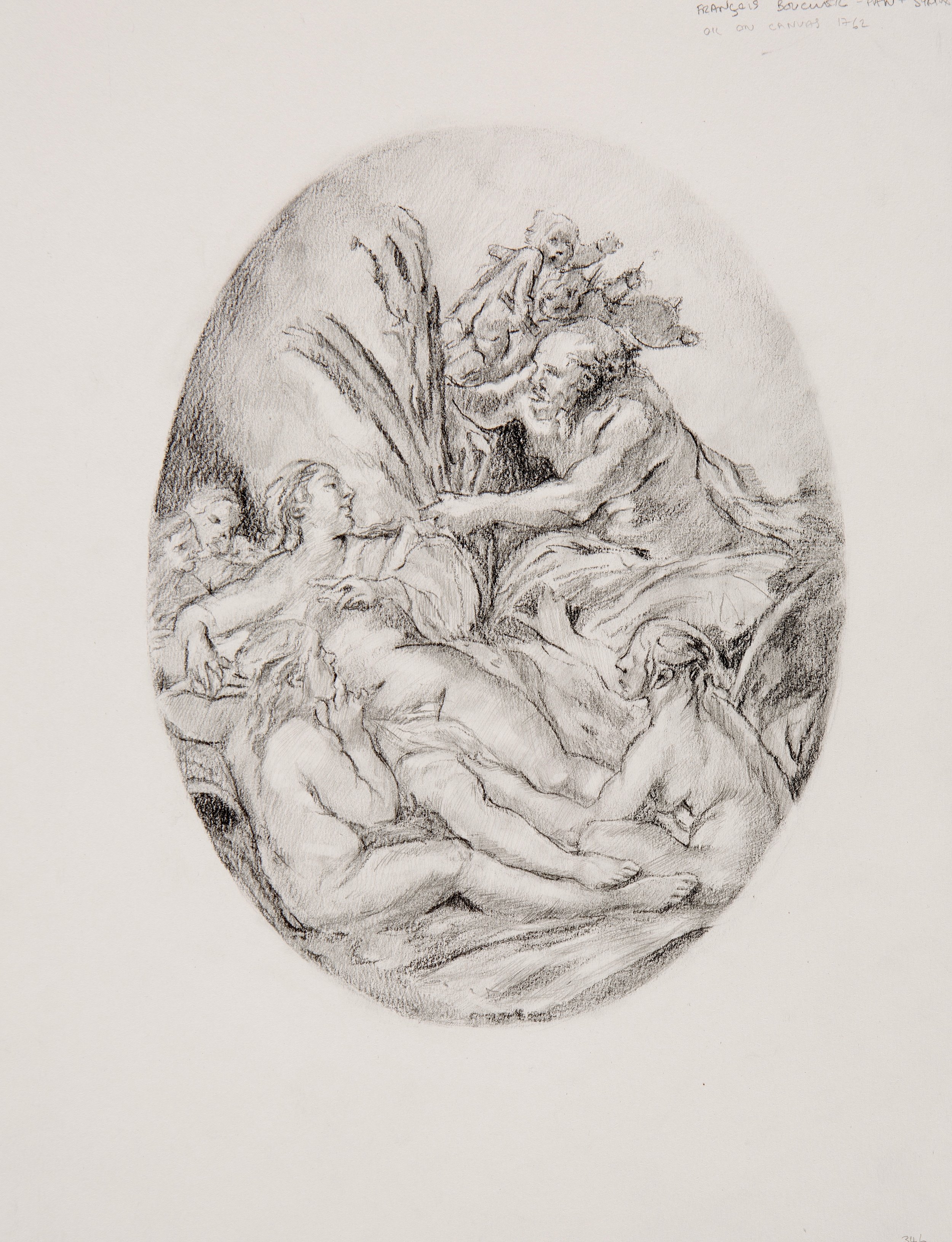 Study after 'Pan and Syrinx,' 1760 - 1765, François Boucher