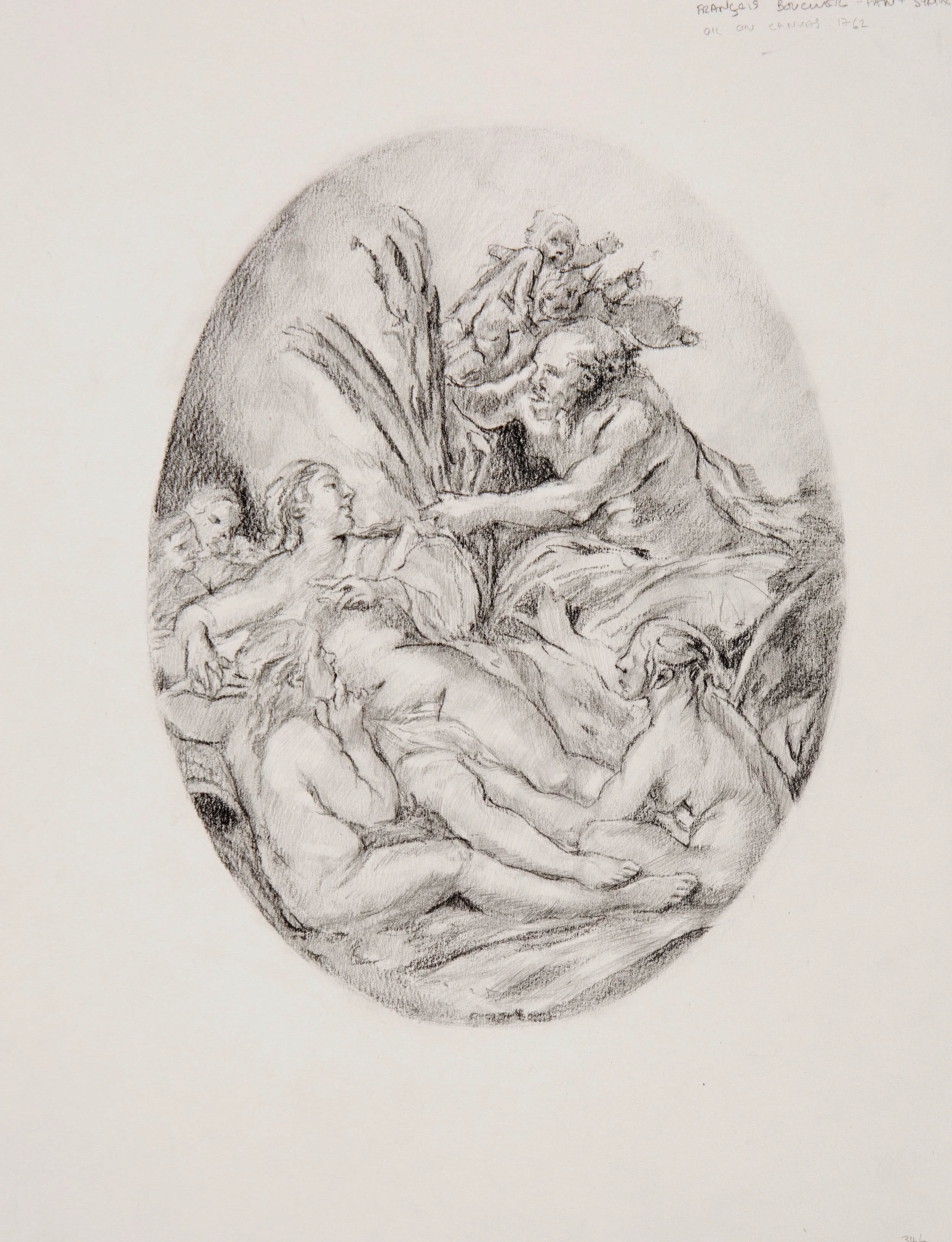 2015 - Study after 'Pan and Syrinx,' 1760 - 1765, François Boucher