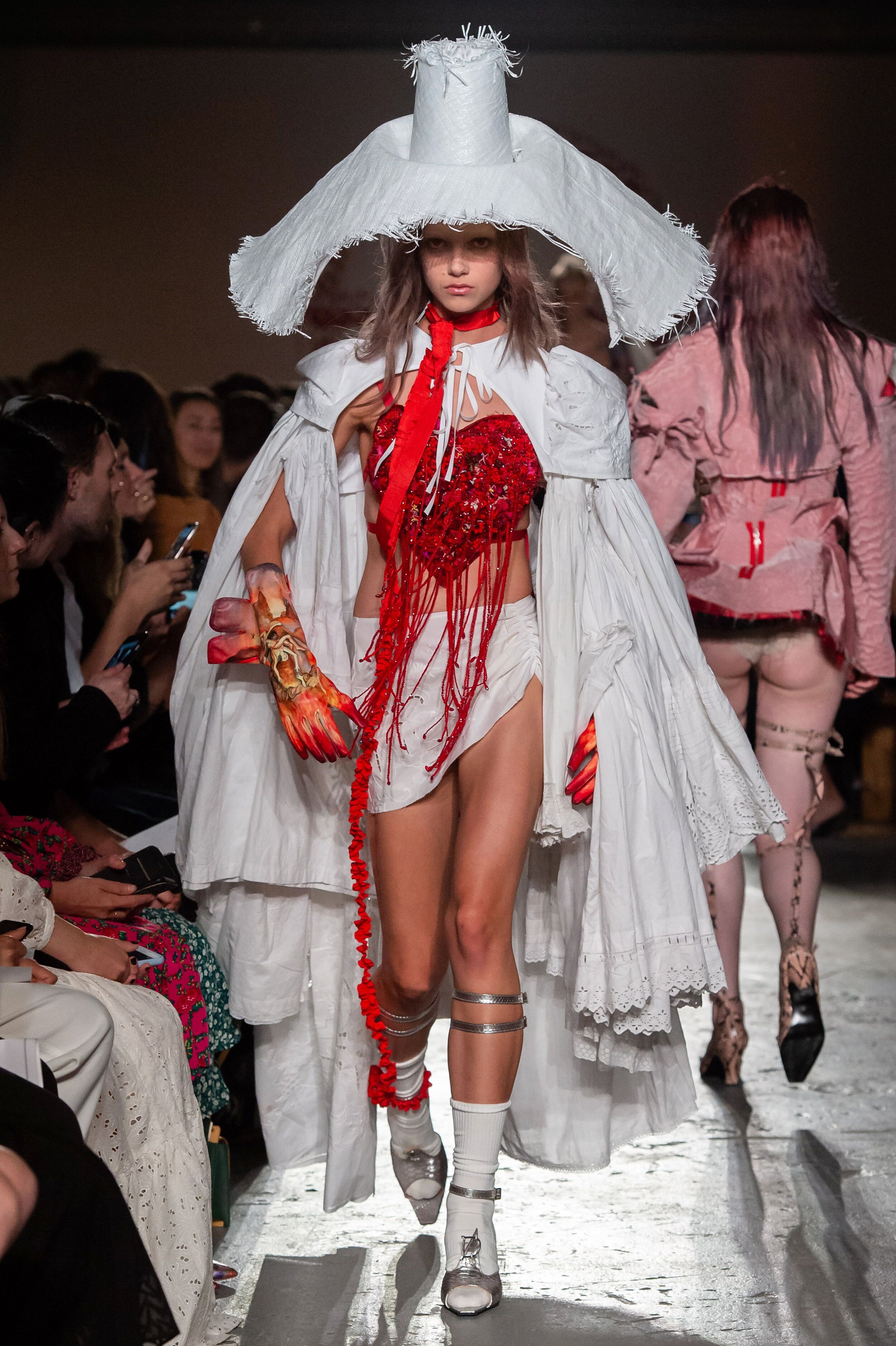 Vogue Runway, Dilara Findikoglu, 'Fire Lives in the Death of Water,' S/S 2020, LFW. 