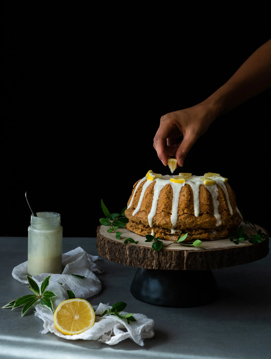 Vegan banana cake