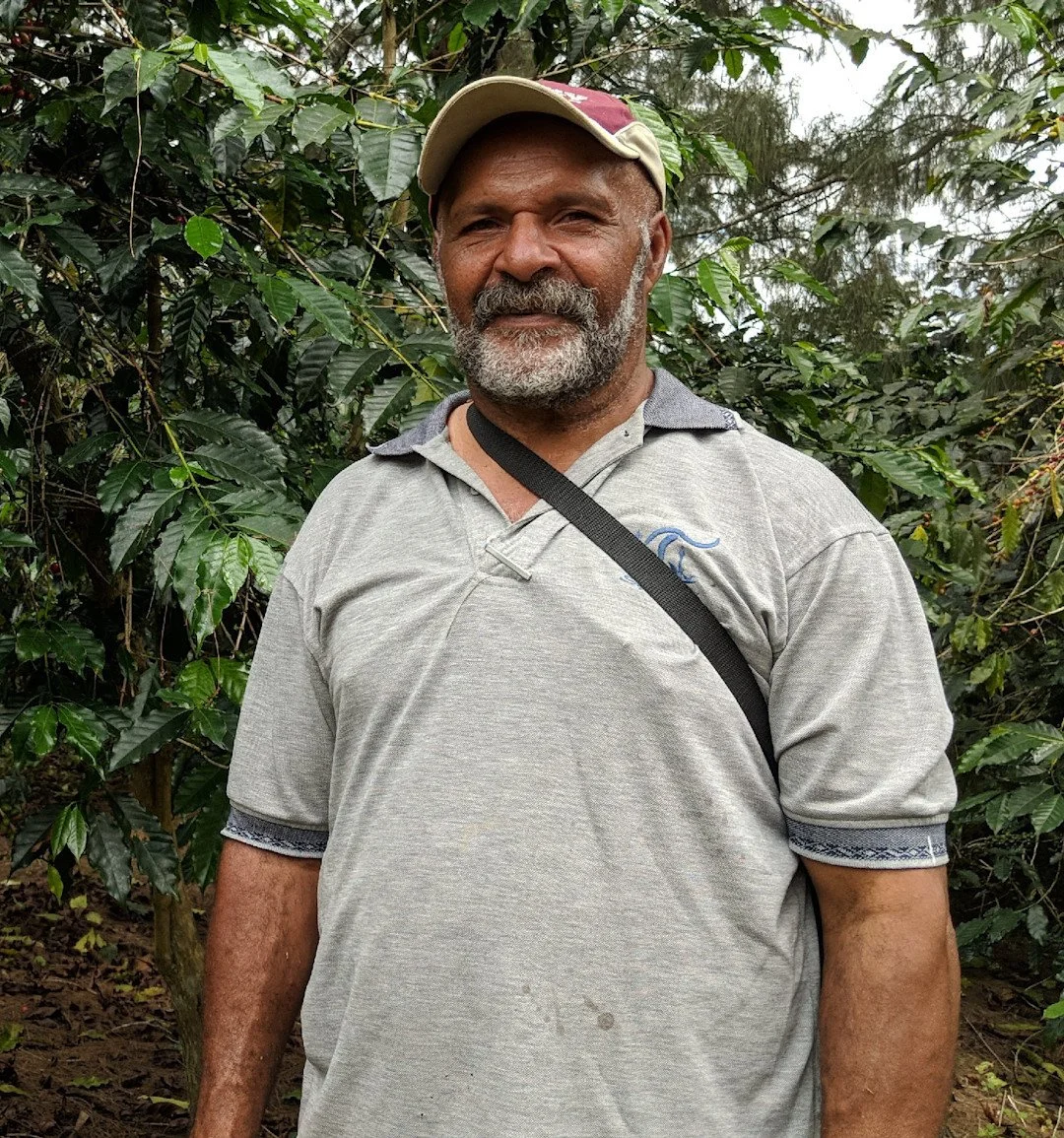 Meet Sero Bebes. Sero grows our new coffee on his plantation in the Eastern Highlands Province of Papua New Guinea. The coffee is depulped, fermented, washed, and fully dried at Sero's own mill on his plantation.

#newcoffee #papuanewguinea #coffeelo