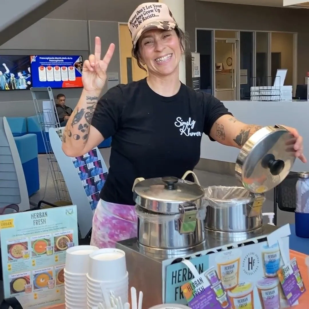 Our very own @katijolly had a blast this weekend serving up some of our Herban Fresh soups at the annual Seed Swap at University Crossing! This event was hosted by our partners Mill City Grows and Rist Institute for Sustainability &amp; Energy at UMa