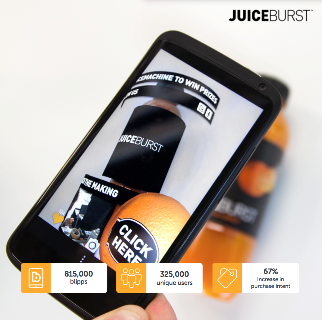 Interactive Bottle for Juiceburst