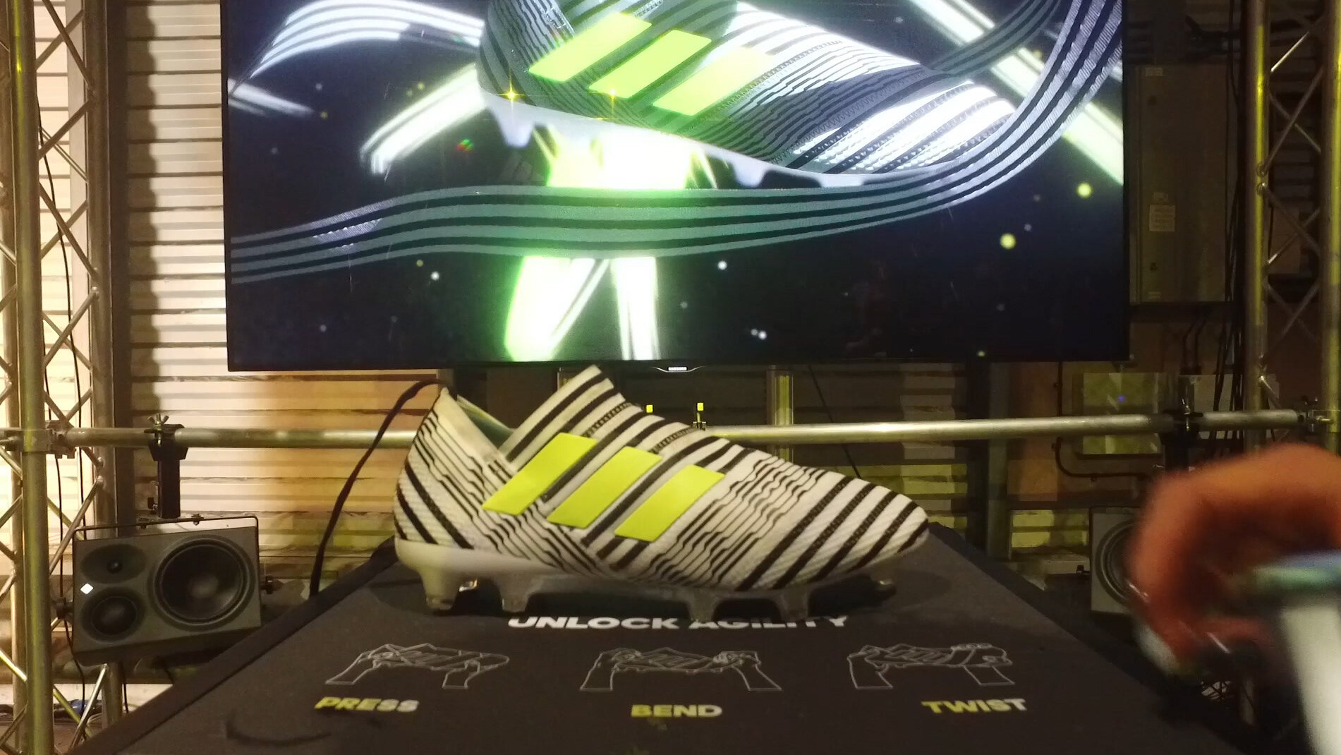 ADIDAS NEMEZIZ Football Boot Launch - A fully interactive and Responsive Sound Environment with