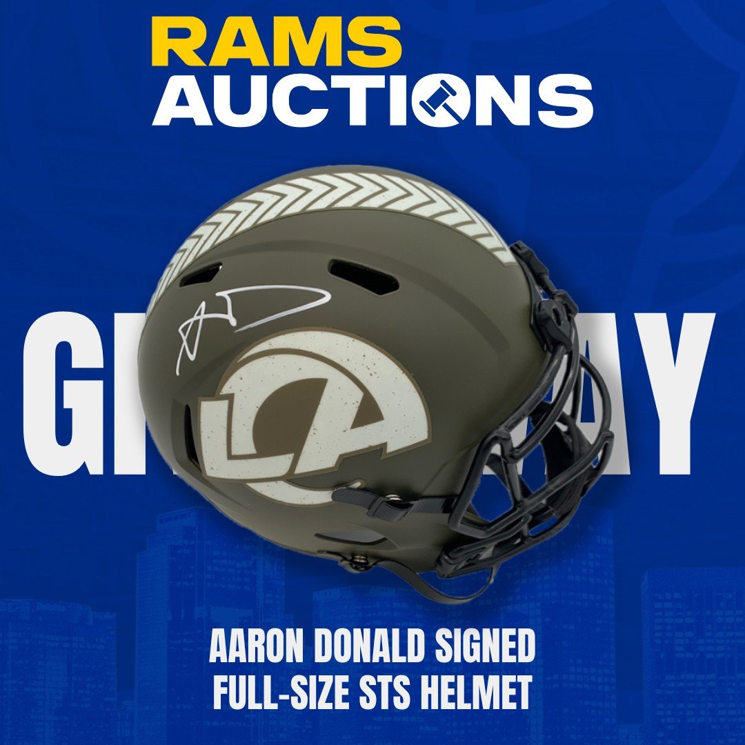 🔥 Attention Rams Nation! 🐏

🏈 Prepare to conquer as we unveil your chance to claim the ultimate prize: an exclusive Aaron Donald Full-Size STS Helmet! 🎉 Don't let this electrifying opportunity slip through your fingers!

🏆 This is your moment to