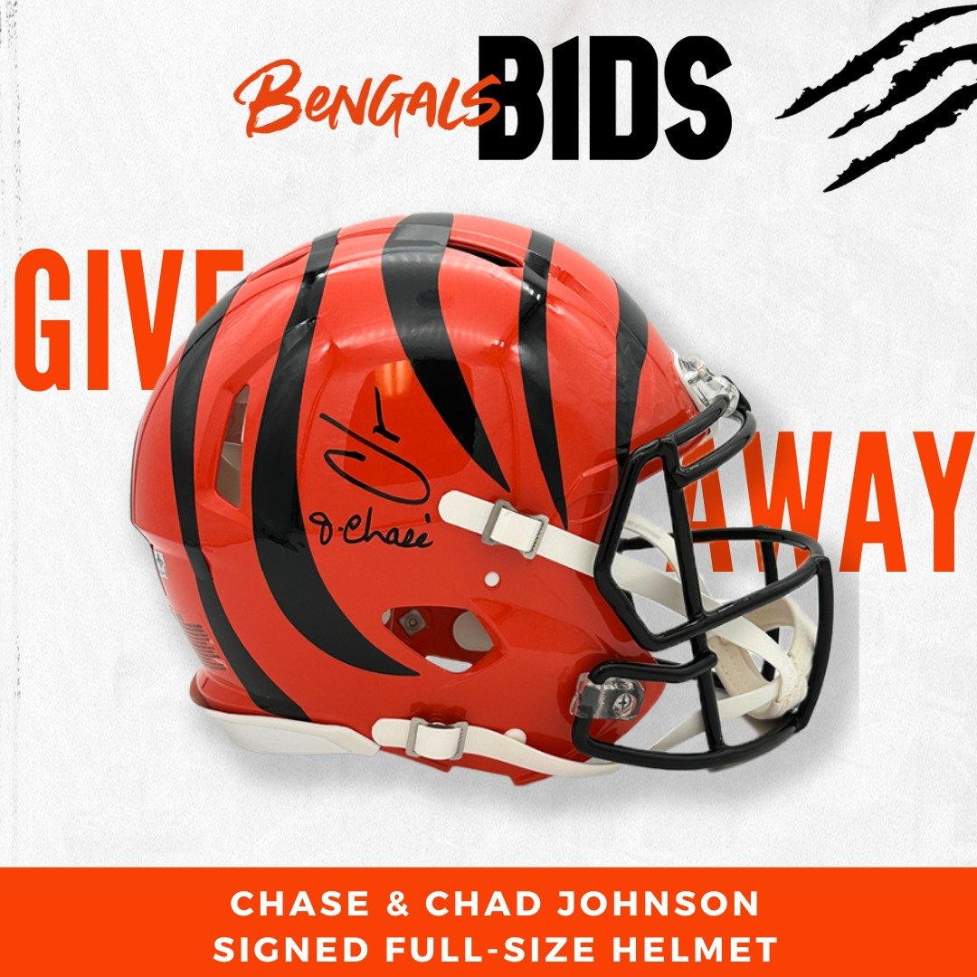 🔥 Calling all #WhoDey warriors! 🐅

🏈 Bengals fans, brace yourselves for an electrifying opportunity to win the Chase &amp; Chad Johnson Signed Full-Size Helmet! 🎉 It's your ticket to gridiron glory!

📲 Act swiftly! Head to the Bengals Team App ➡