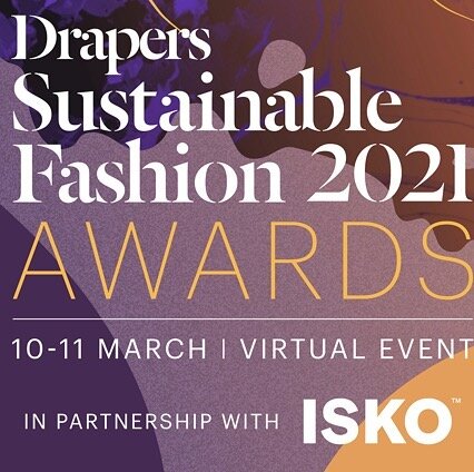 It&rsquo;s a jam packed line up of speakers and discussions today @drapersonline #Sustainablefashion Awards, looking forward to hearing all about the #postcovid19 refocus, how we can get back to basics with #sustainabledevelopmentgoals and avoid #gre
