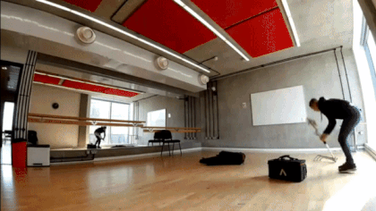 Dan's photoshoot bts