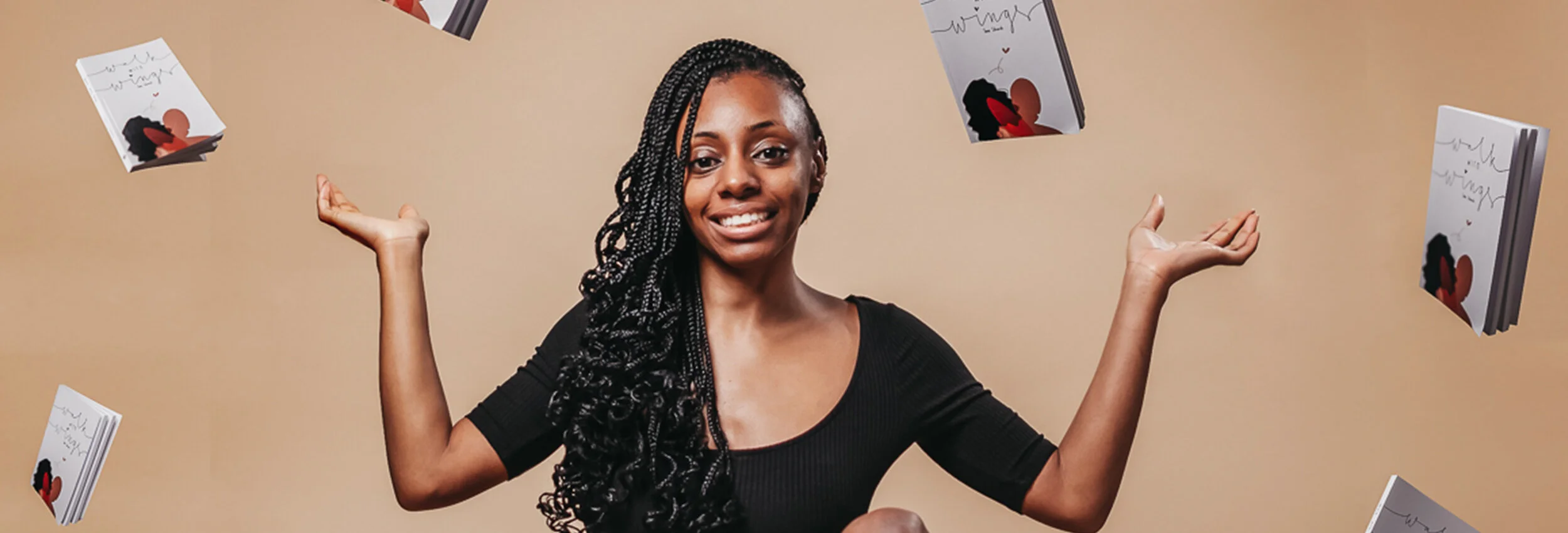 Photoshoot with the writer Tene Edwards