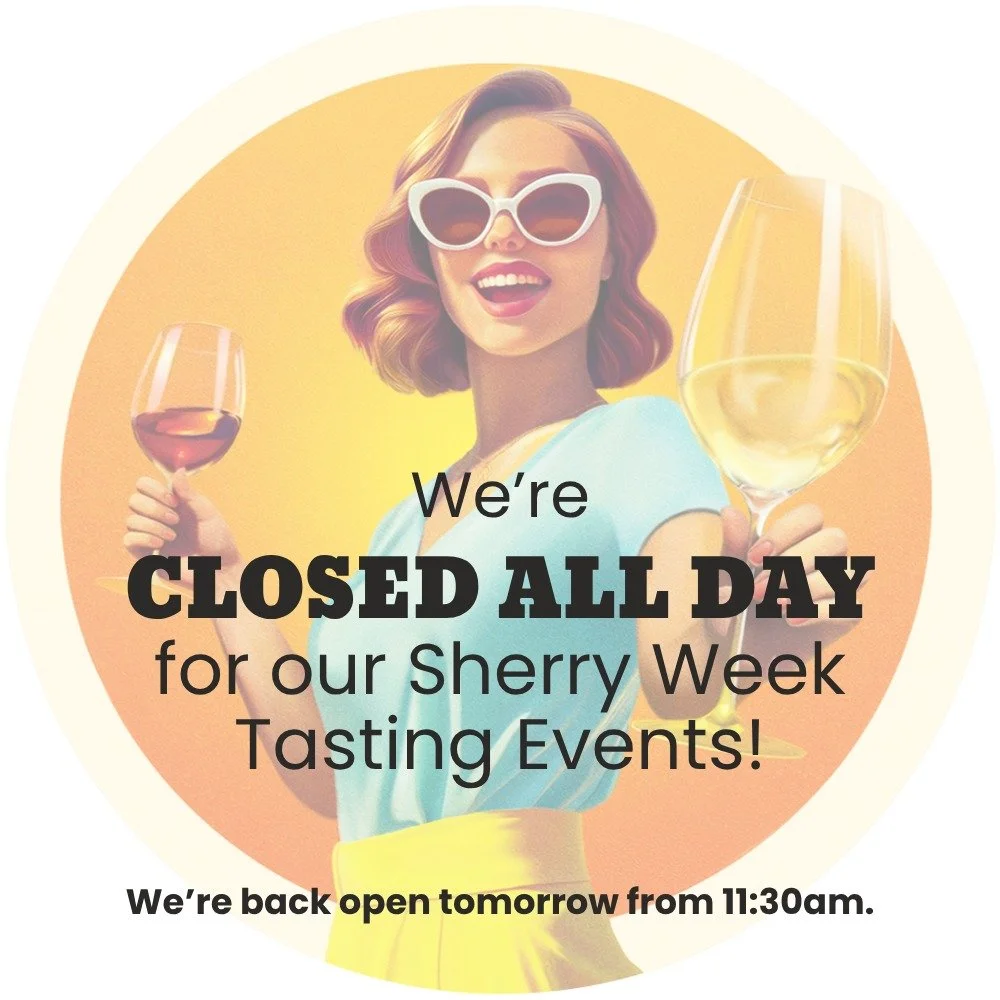 A quick heads up that we&rsquo;re closed all day today for our Sherry Week tasting dinners🍷 

We&rsquo;ll be back tomorrow from 11:30am with plenty of tapas waiting for you!🥘🔥