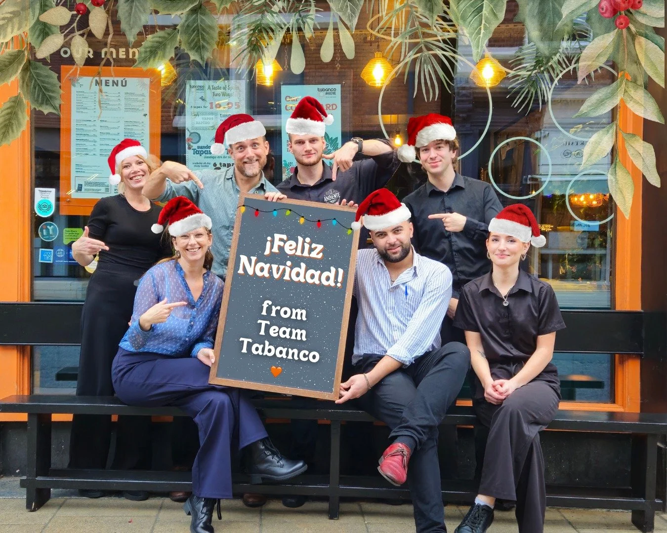 &iexcl;FELIZ NAVIDAD!🎅🎄

Wishing you a very Merry Christmas from everyone here at Tabanco! We hope your day is full of delicious food &amp; good wine with the people you love 🧡