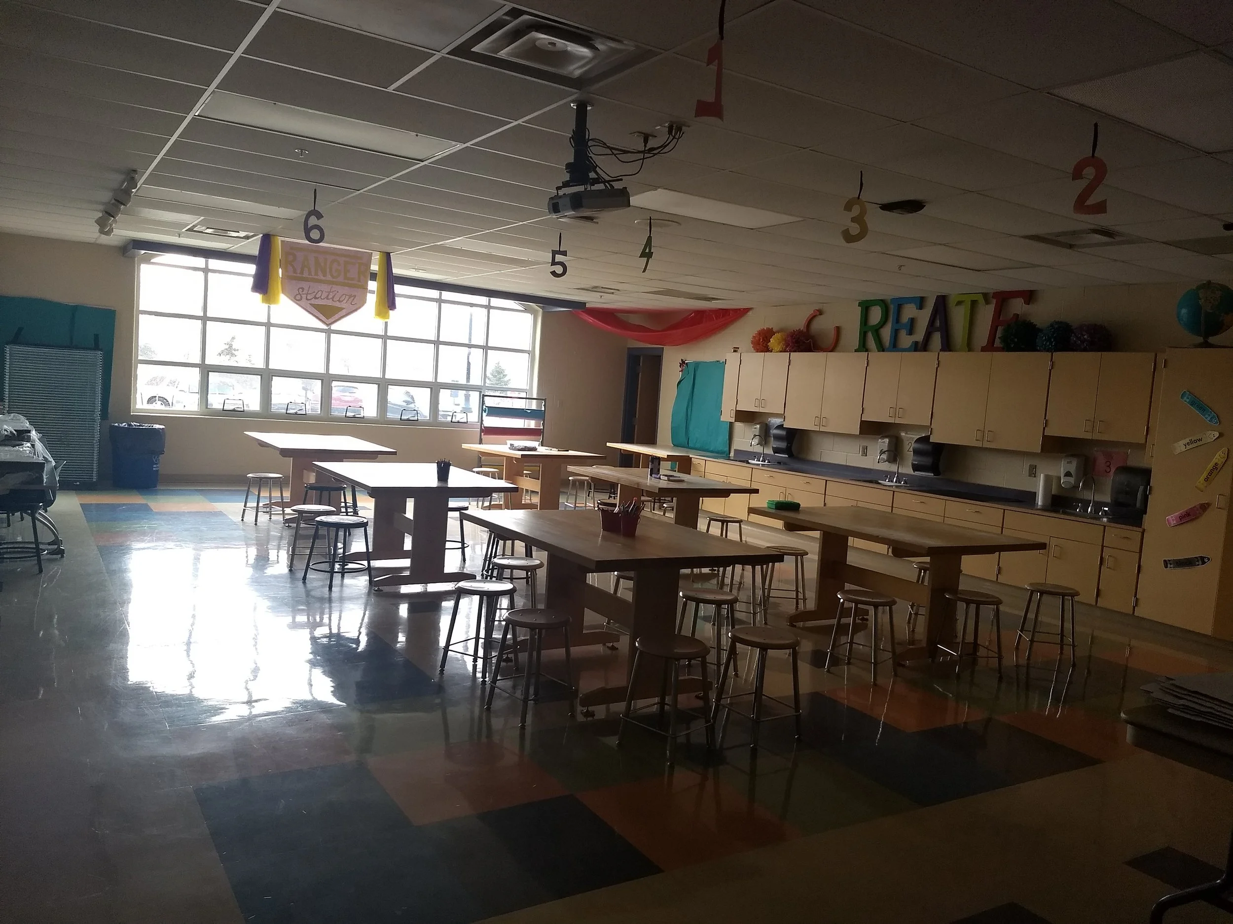 Art Room for Kids Table.
