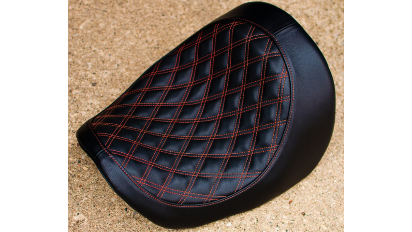 custom motorcycle seat upholstery near me