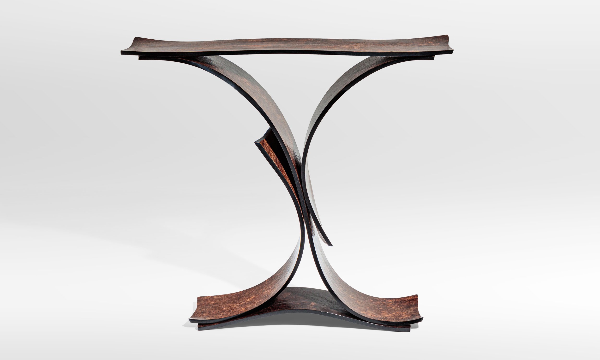 Ian Milnes - Motif Decoupe - Sculptural Walnut Console Table