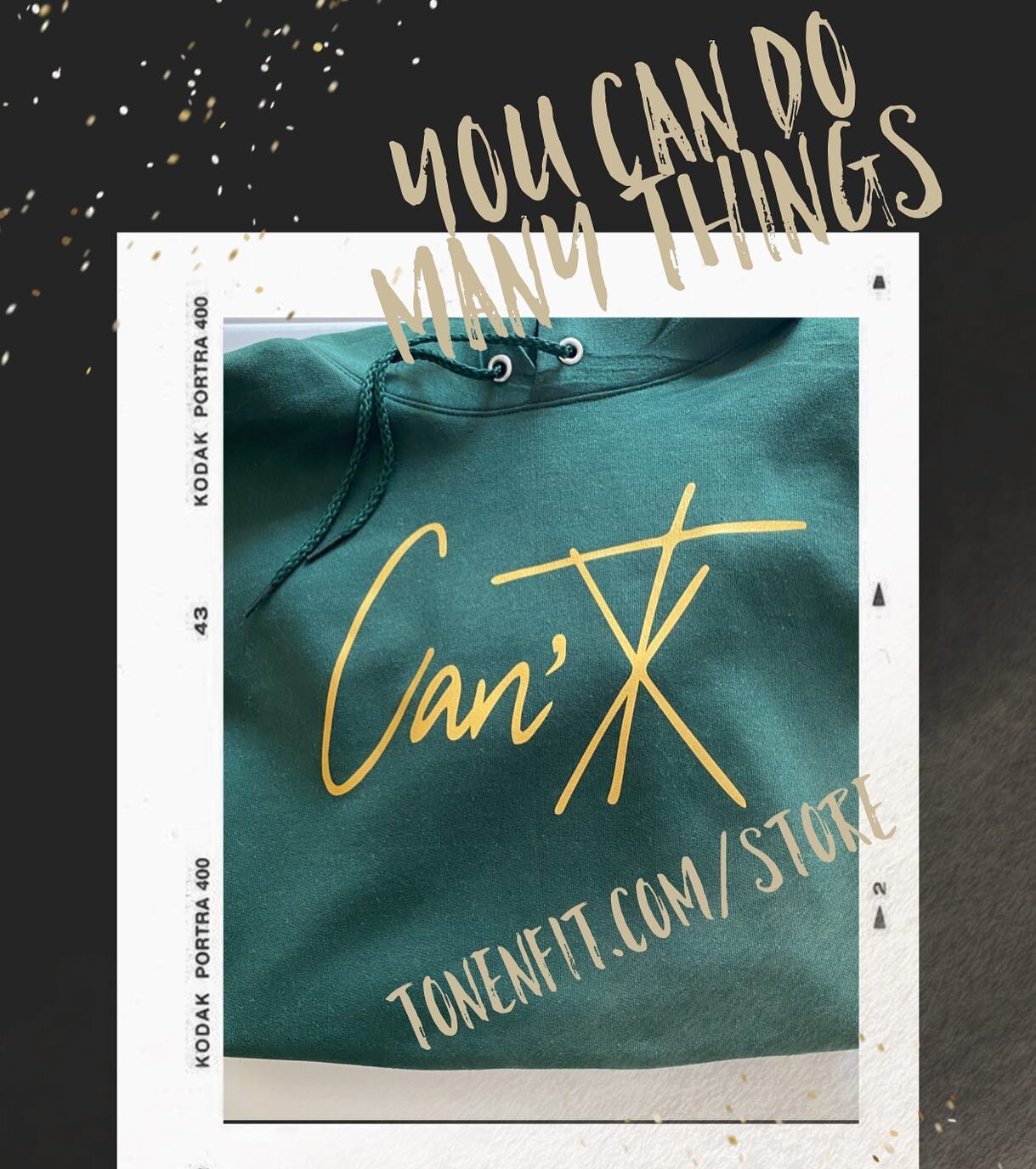 Man this one right here has been getting a lot of love. Wear this hoodie and tell&rsquo;em there&rsquo;s nothing I can&rsquo;t do! 
ToneNFit.com/store  Get you one!